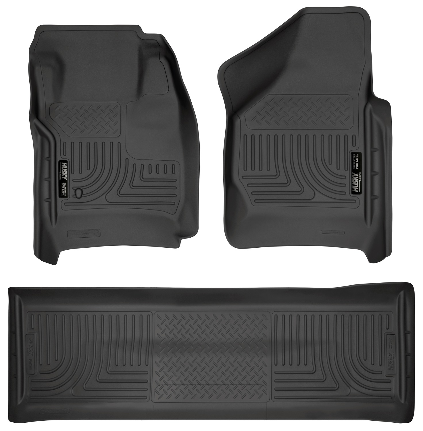 Husky Liners Weatherbeater - Front & 2nd Seat Floor Liners (Footwell Coverage) 98381