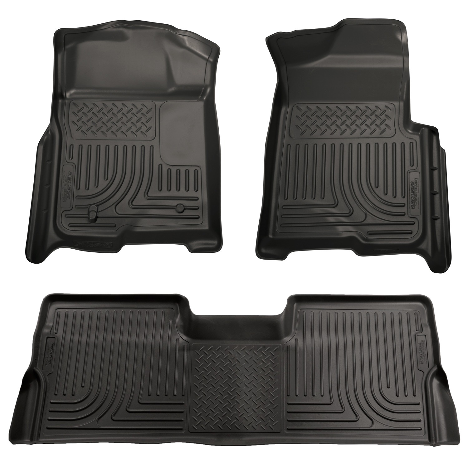 Husky Liners Weatherbeater - Front & 2nd Seat Floor Liners (Footwell Coverage) 98391