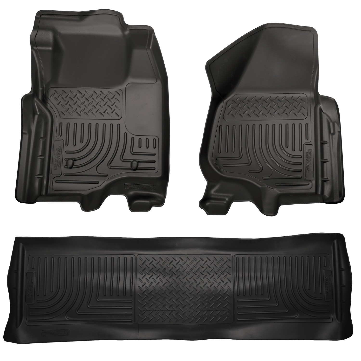 Husky Liners Weatherbeater - Front & 2nd Seat Floor Liners (Footwell Coverage) 98711
