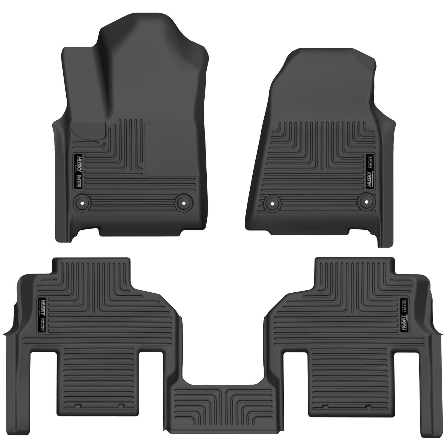 Husky Liners Weatherbeater - Front & 2nd Seat Floor Liners (Footwell Coverage) 99061