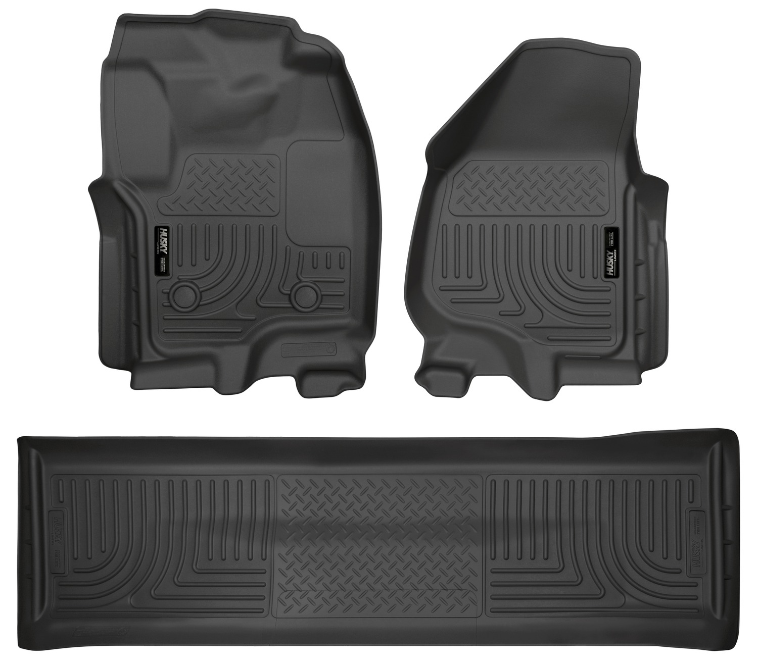 Husky Liners Weatherbeater - Front & 2nd Seat Floor Liners (Footwell Coverage) 99711