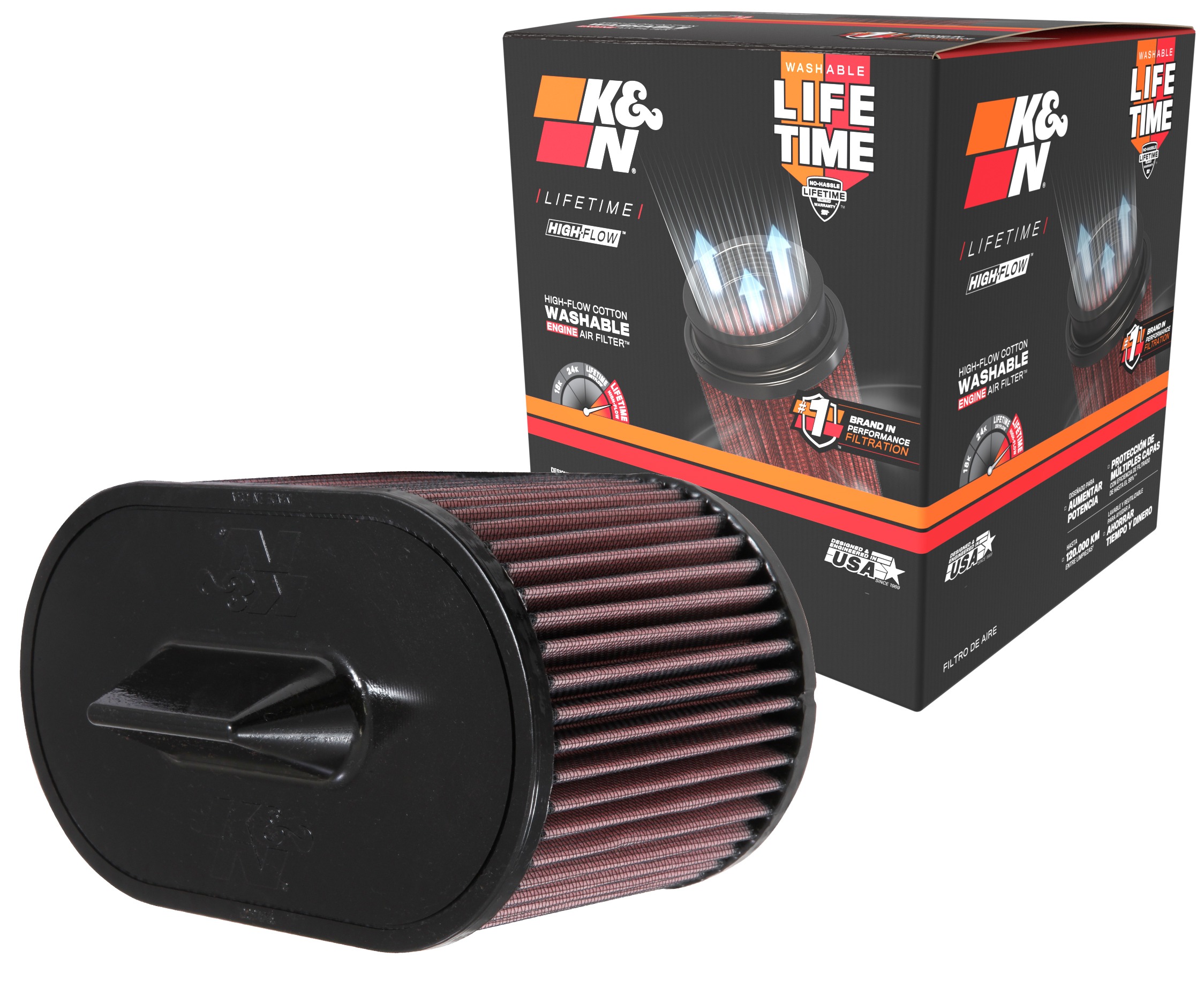 K&N Replacement Air Filter E-0651