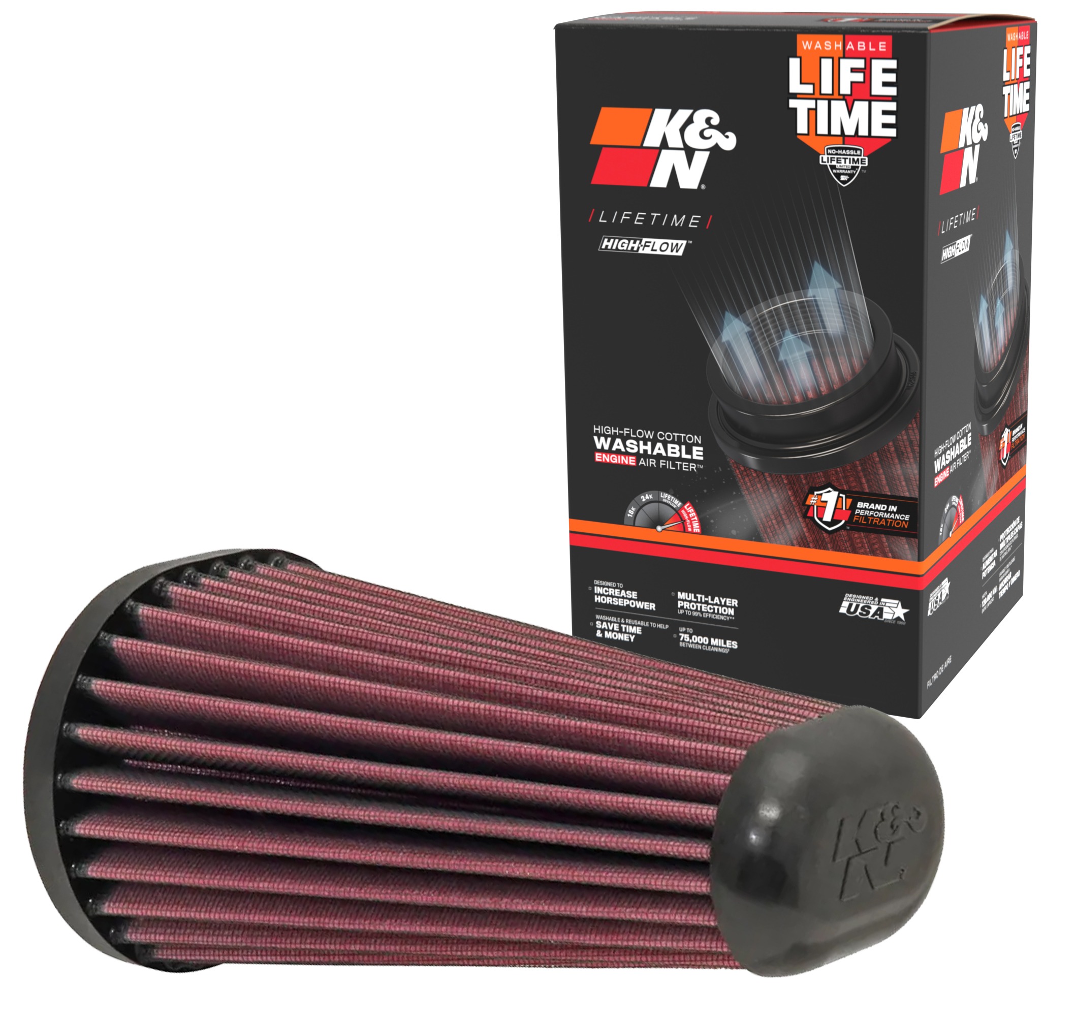 K&N Replacement Air Filter E-0666
