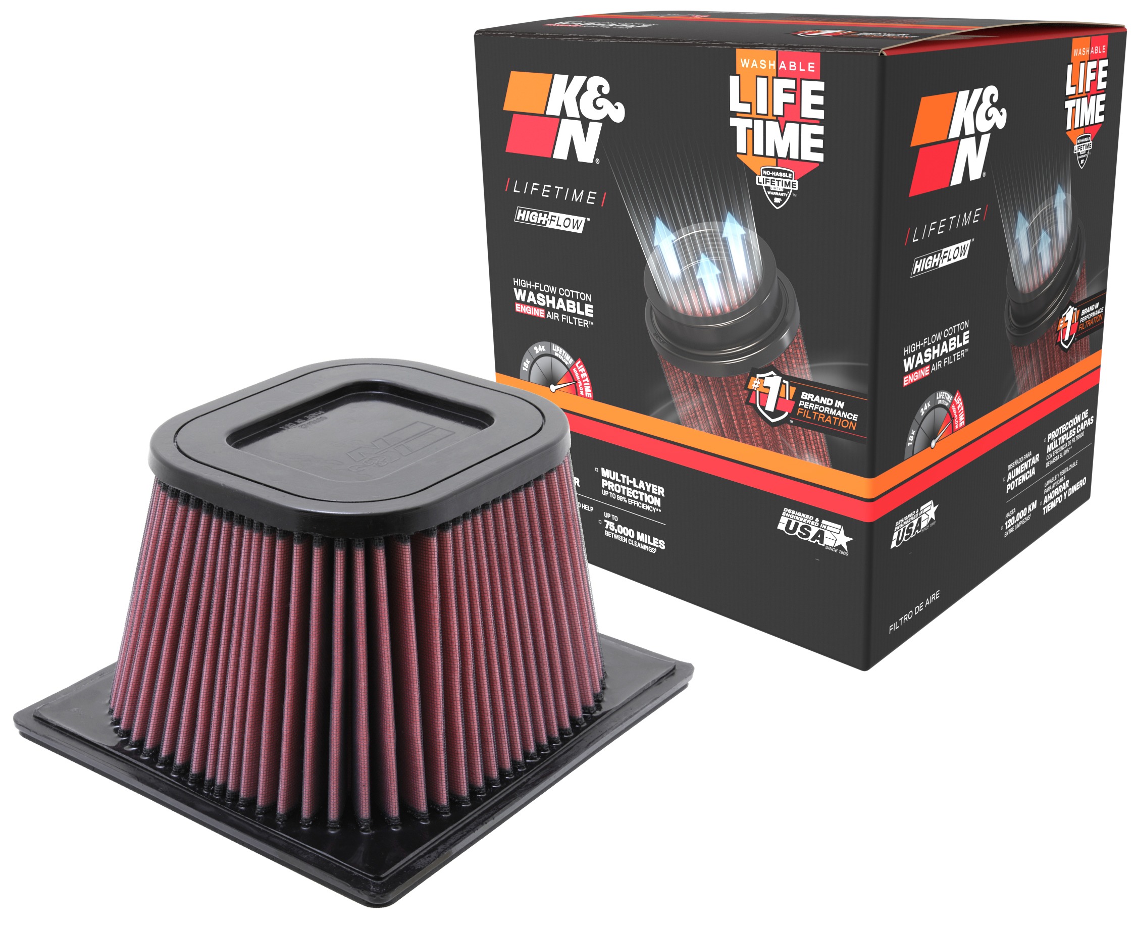 K&N Replacement Air Filter E-0776