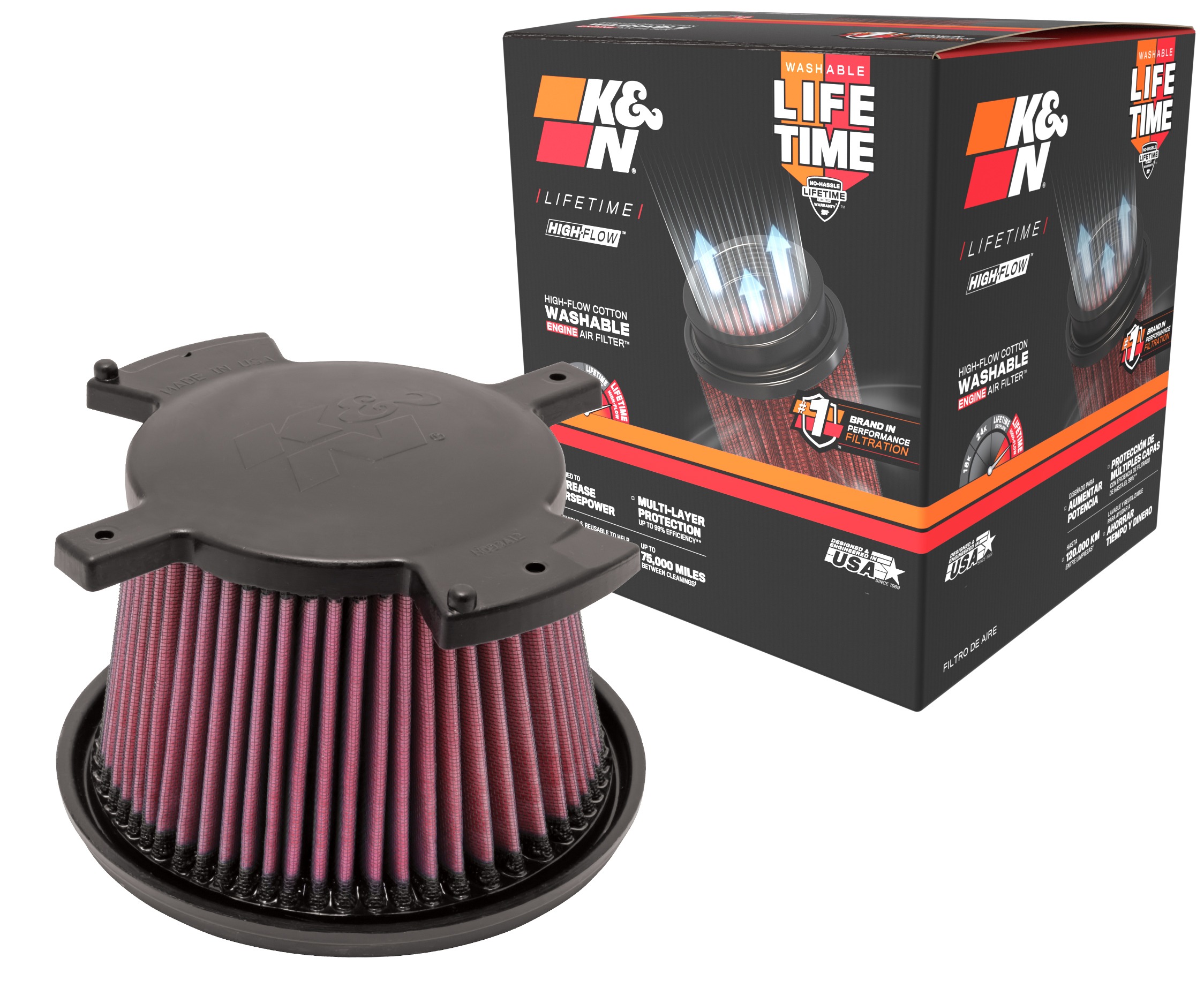 K&N Replacement Air Filter E-0781