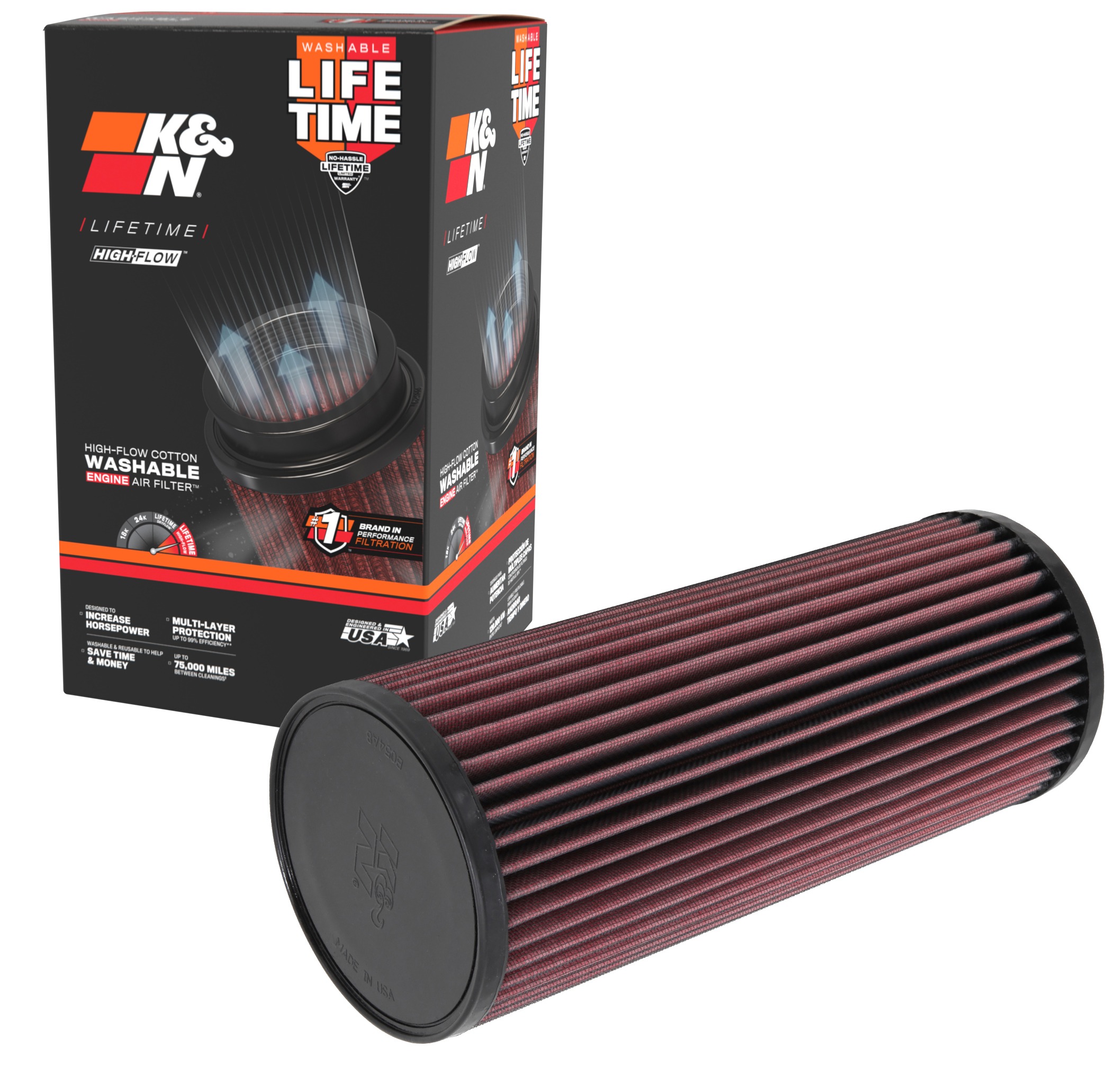 K&N Replacement Air Filter E-1008