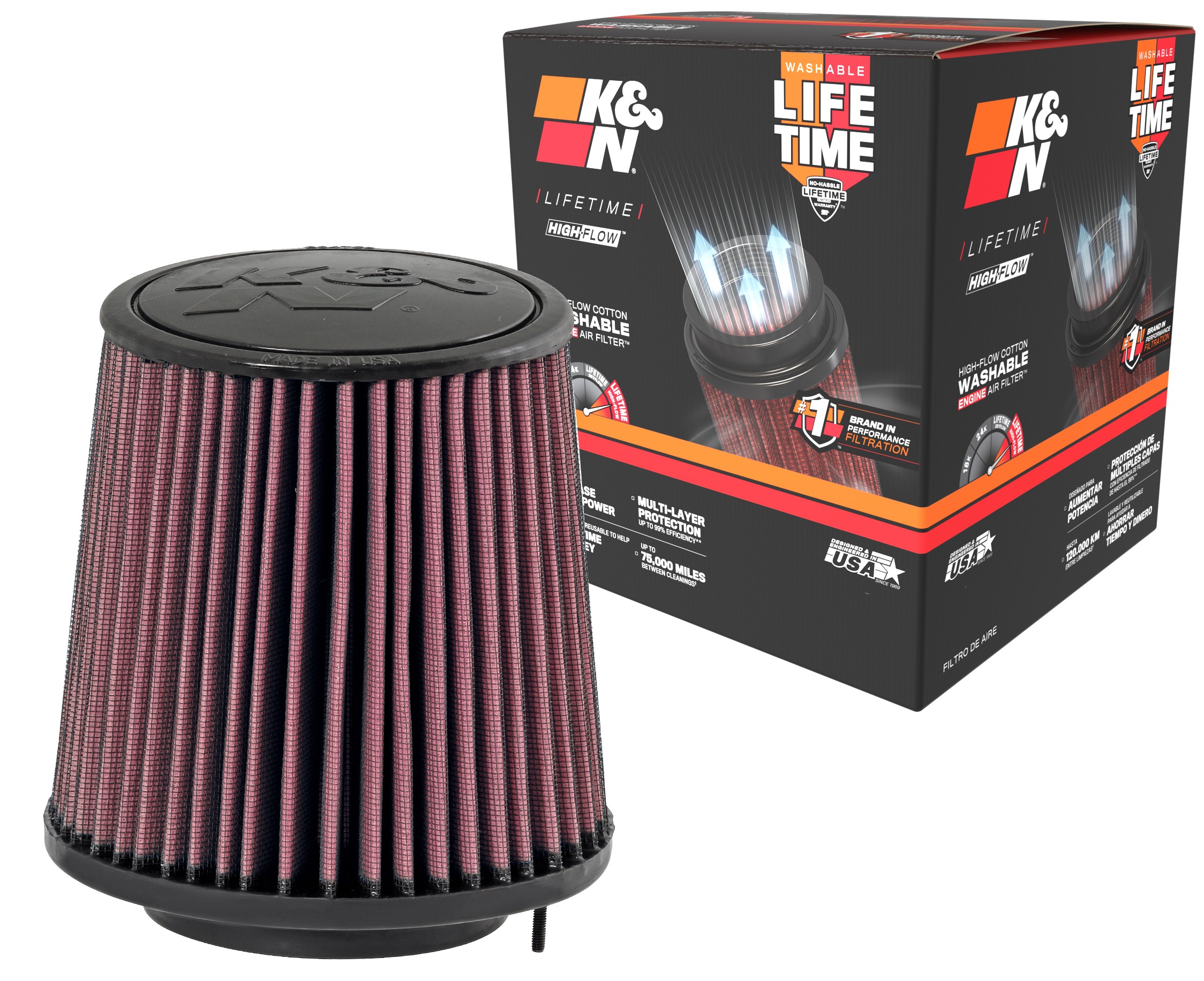 K&N Replacement Air Filter E-1987
