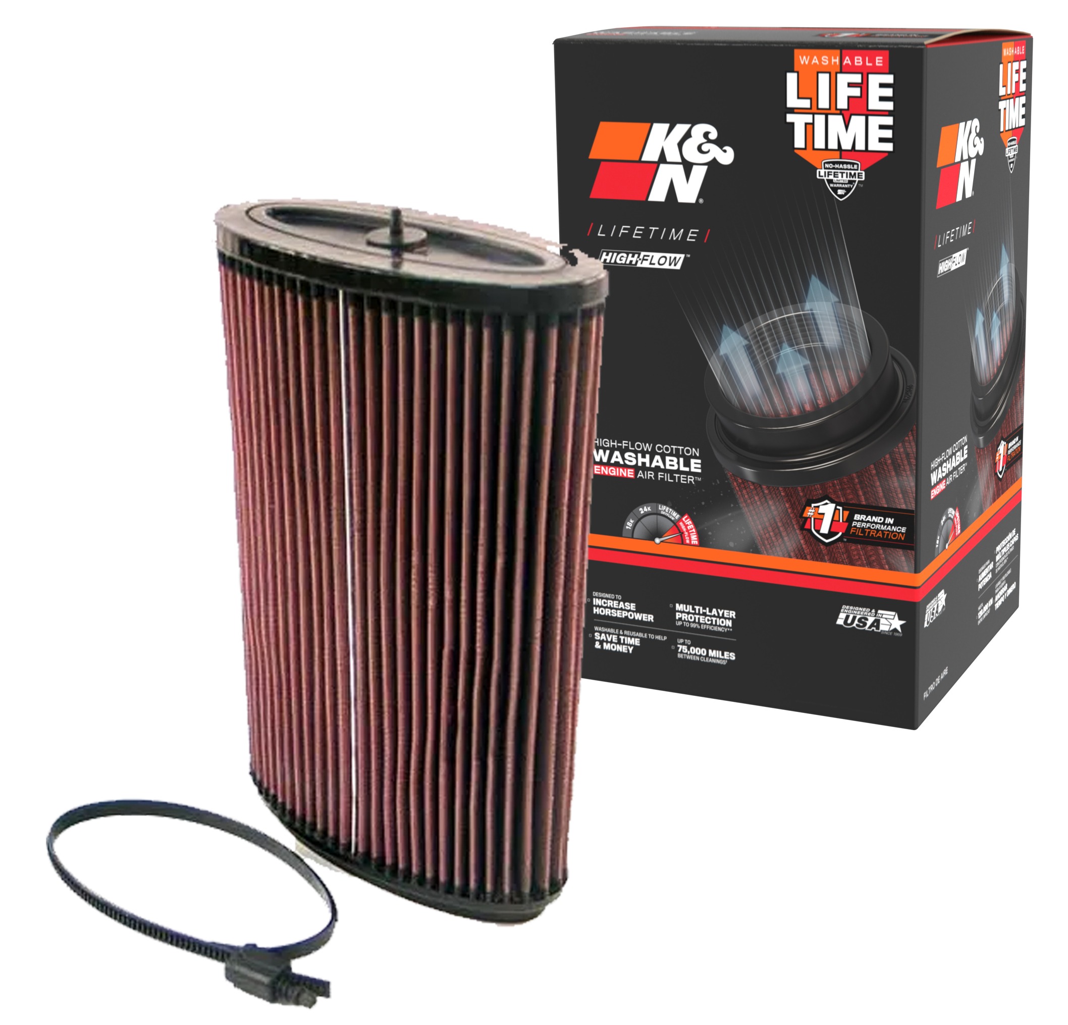 K&N Replacement Air Filter E-2295