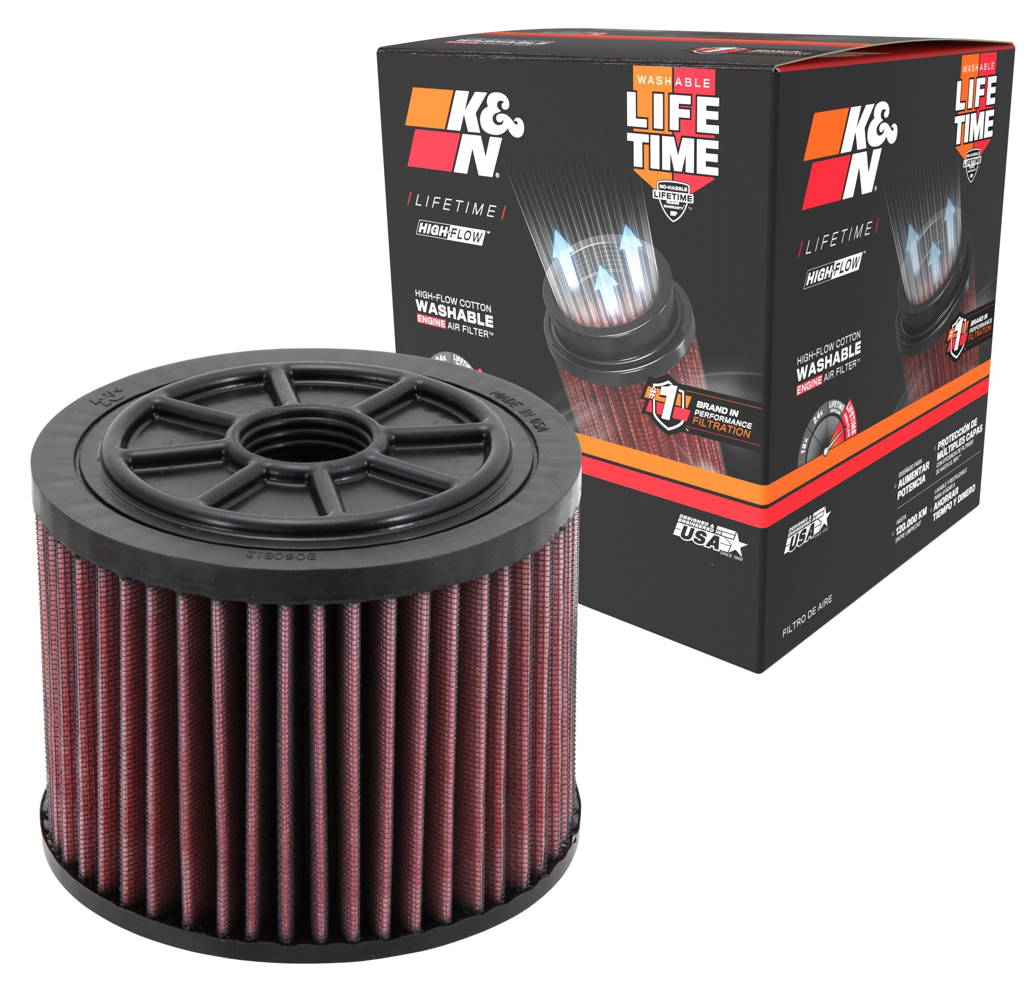K&N Replacement Air Filter E-2987