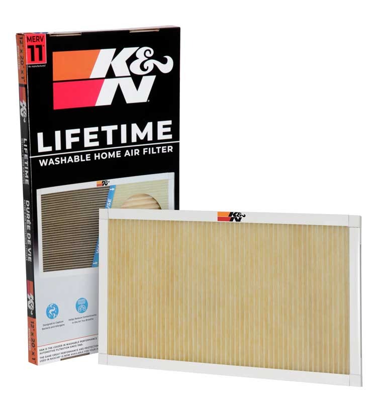 K&N HVAC FILTER; 12 X 20 X 1, MERV 11 HVC-11220