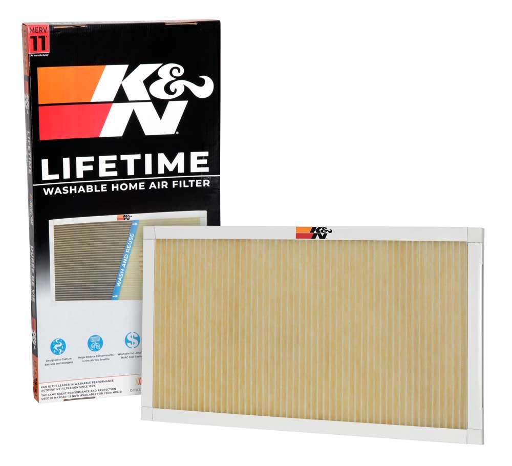 K&N HVAC FILTER; 14 X 25 X 1, MERV 11 HVC-11425