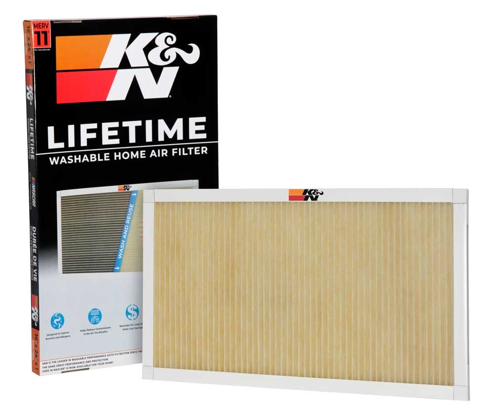 K&N HVAC FILTER; 16 X 24 X 1, MERV 11 HVC-11624