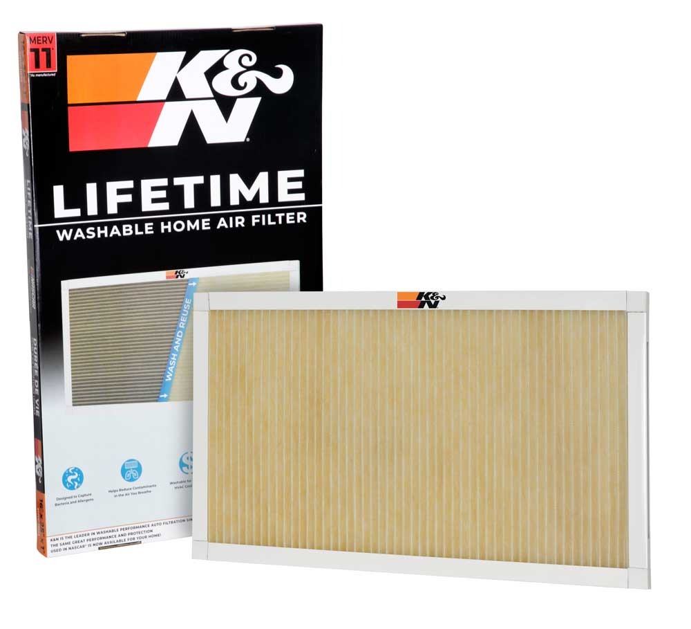 K&N HVAC FILTER; 16 X 25 X 1, MERV 11 HVC-11625