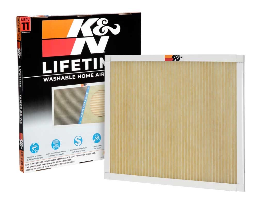 K&N HVAC FILTER; 20 X 20 X 1, MERV 11 HVC-12020