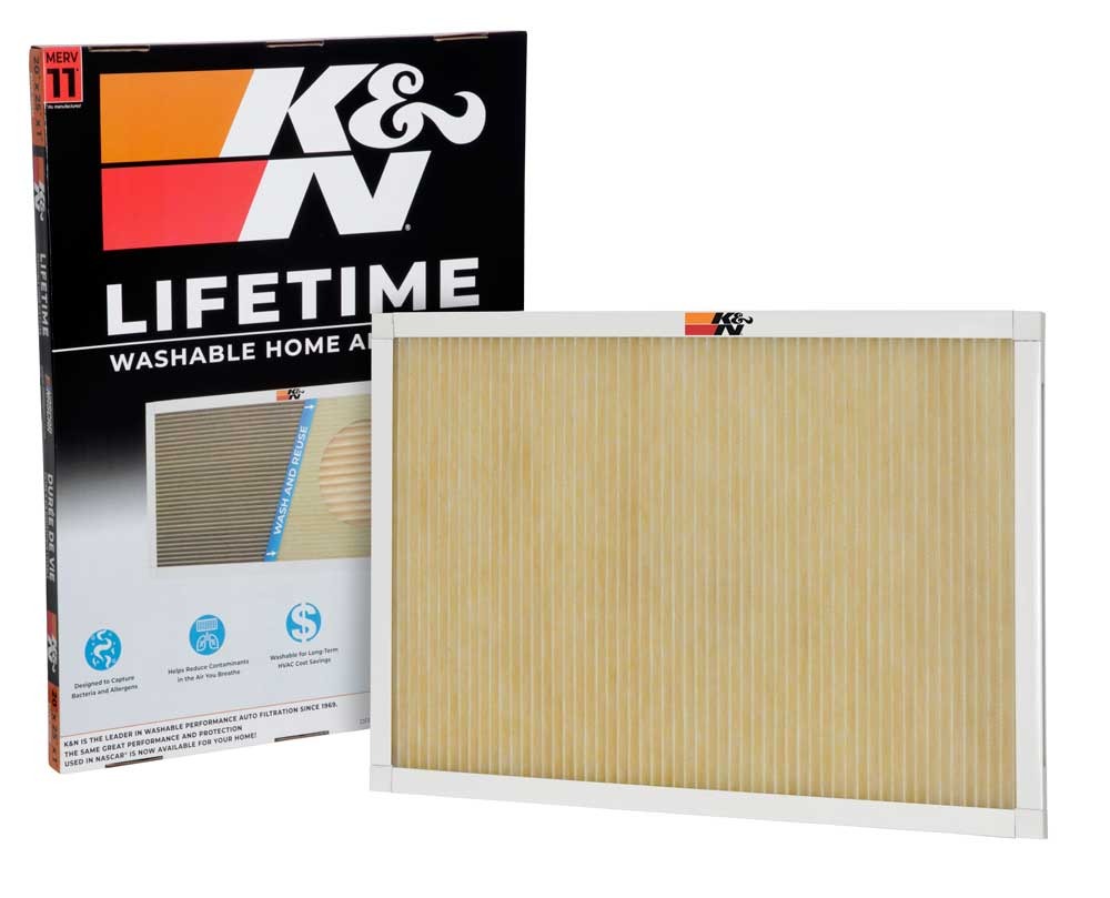 K&N HVAC FILTER; 20 X 25 X 1, MERV 11 HVC-12025
