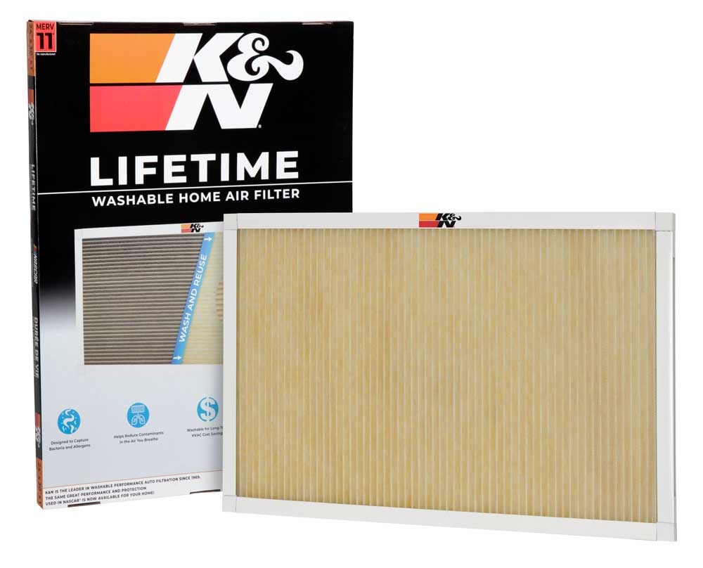 K&N HVAC FILTER; 24 X 30 X 1, MERV 11 HVC-12430