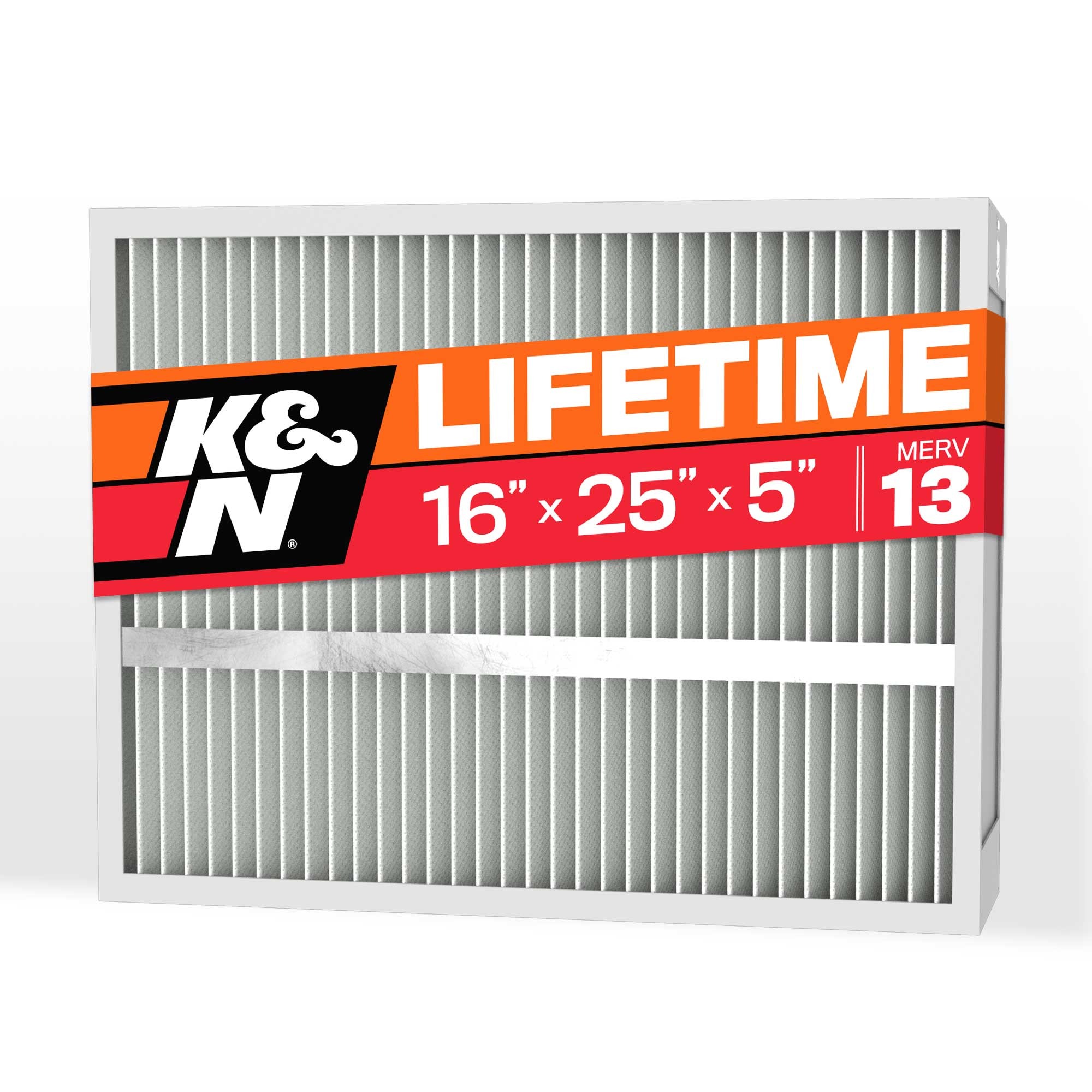 K&N HVAC Filter; 16 x 25 x 5, MERV 13 HVC-13-51625