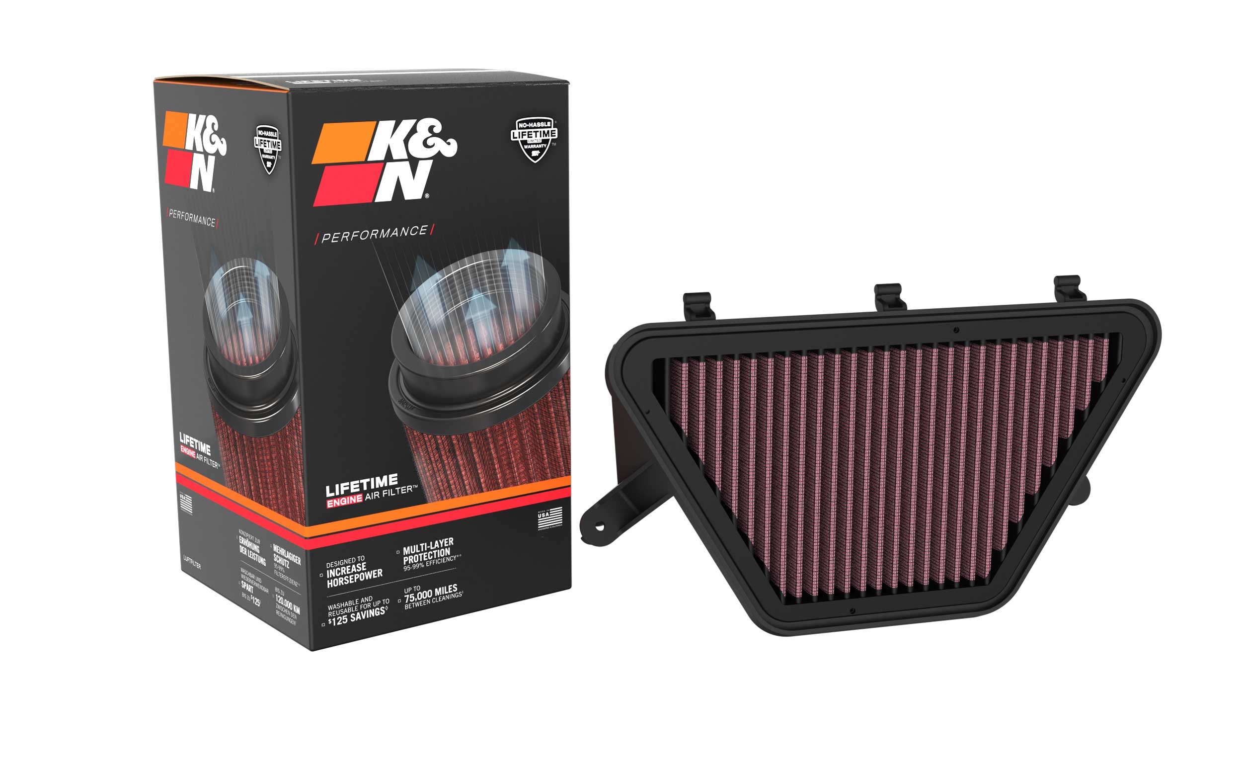 K&N Replacement Air Filter HA-1020