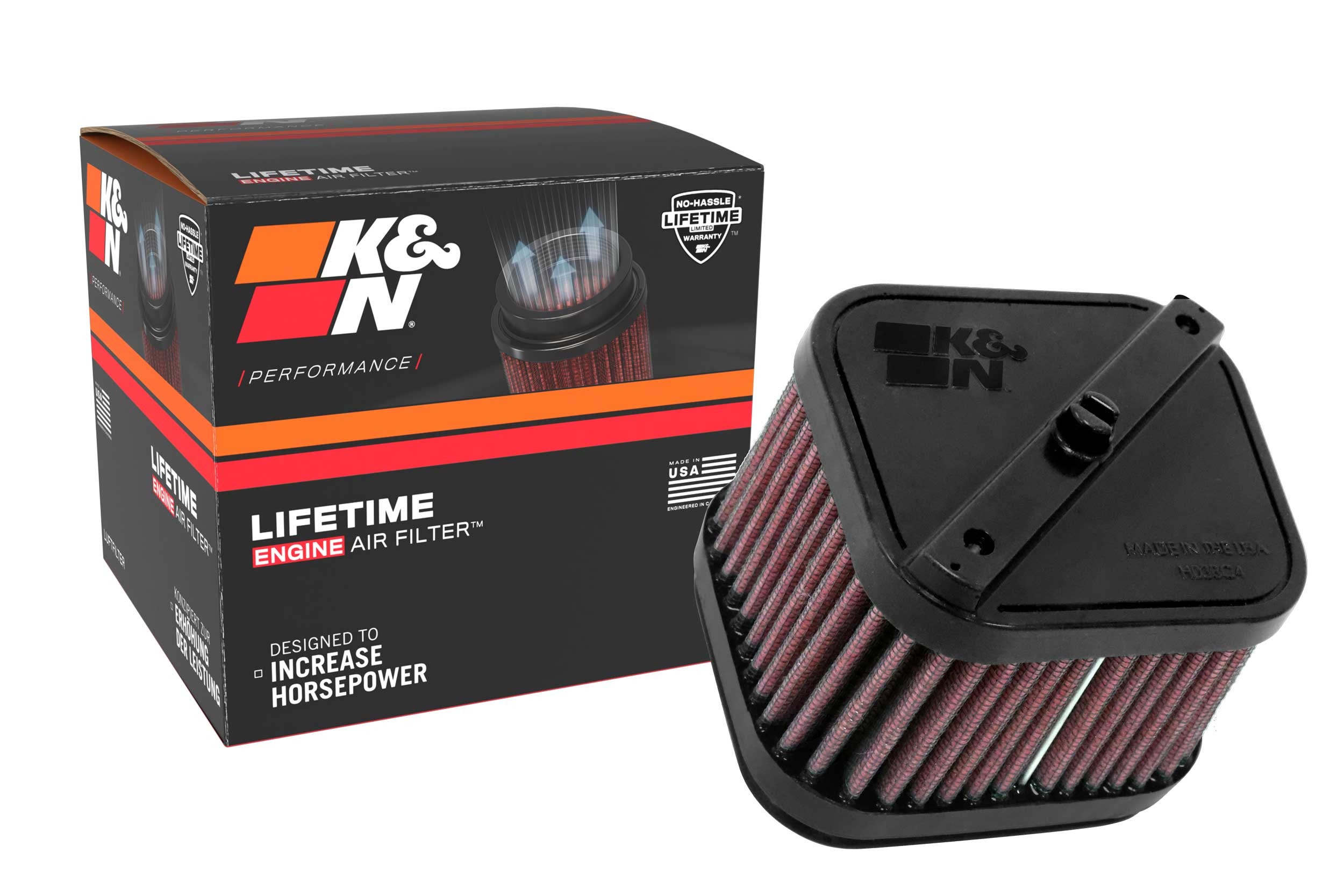 K&N Replacement Air Filter HA-2519XD