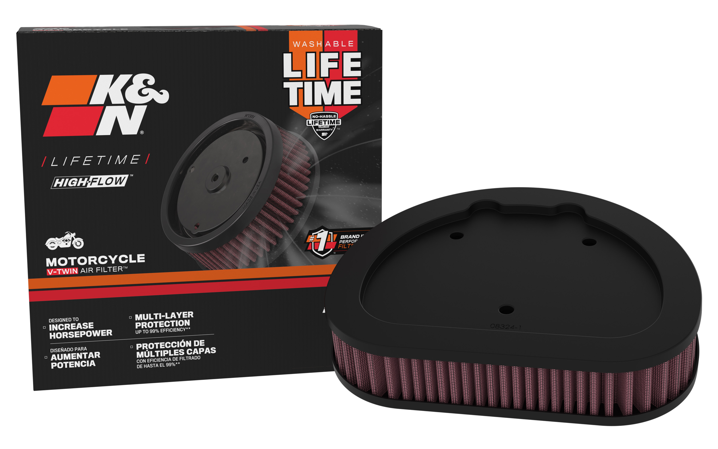 K&N Replacement Air Filter HD-1508