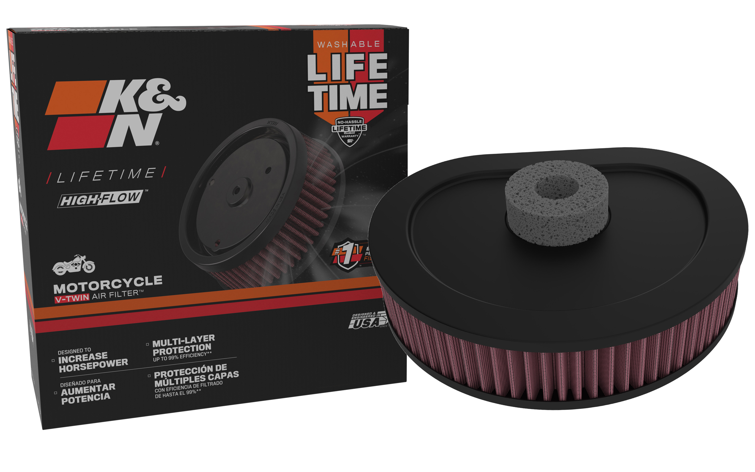 K&N Replacement Air Filter HD-1390