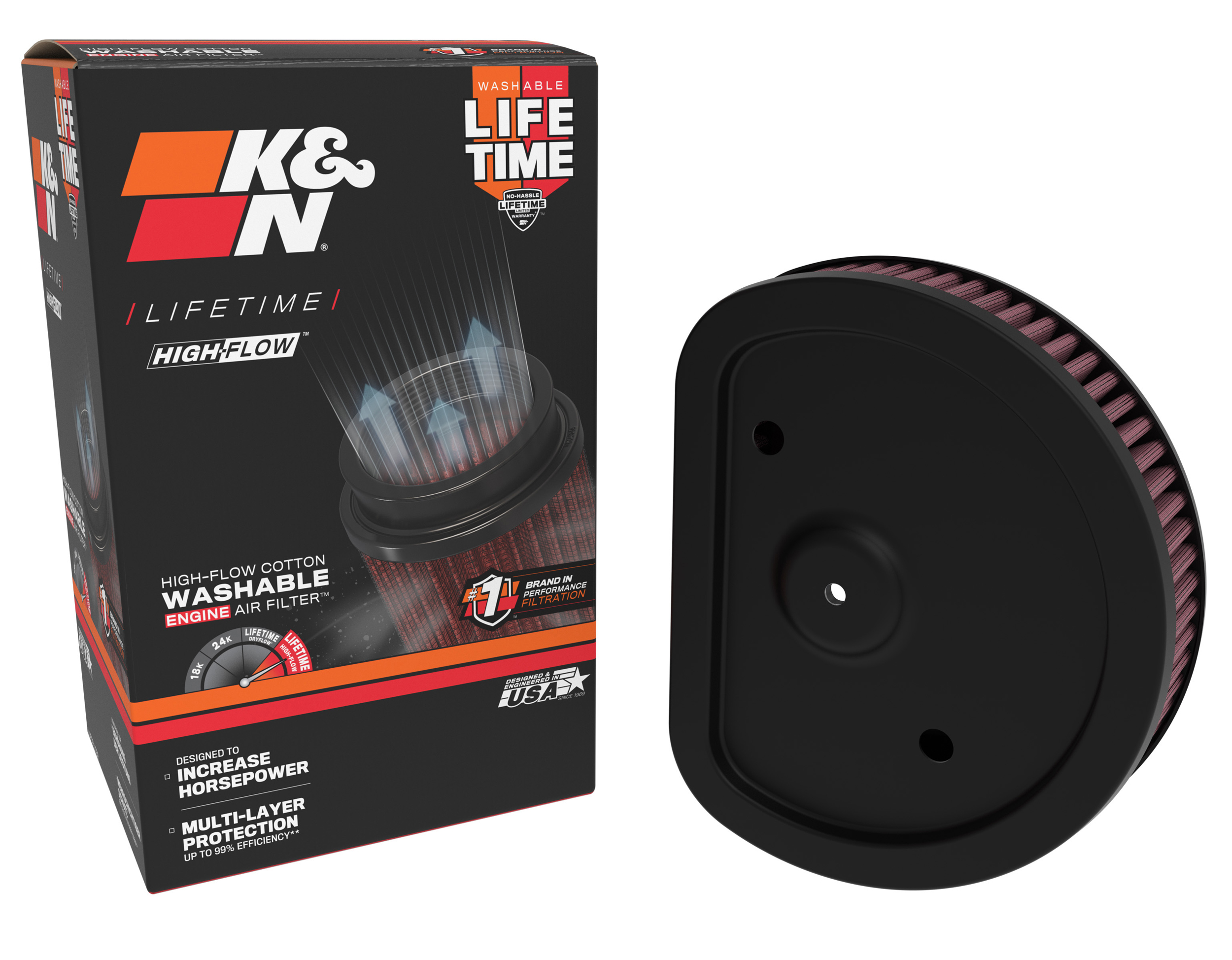 K&N Replacement Air Filter HD-1395