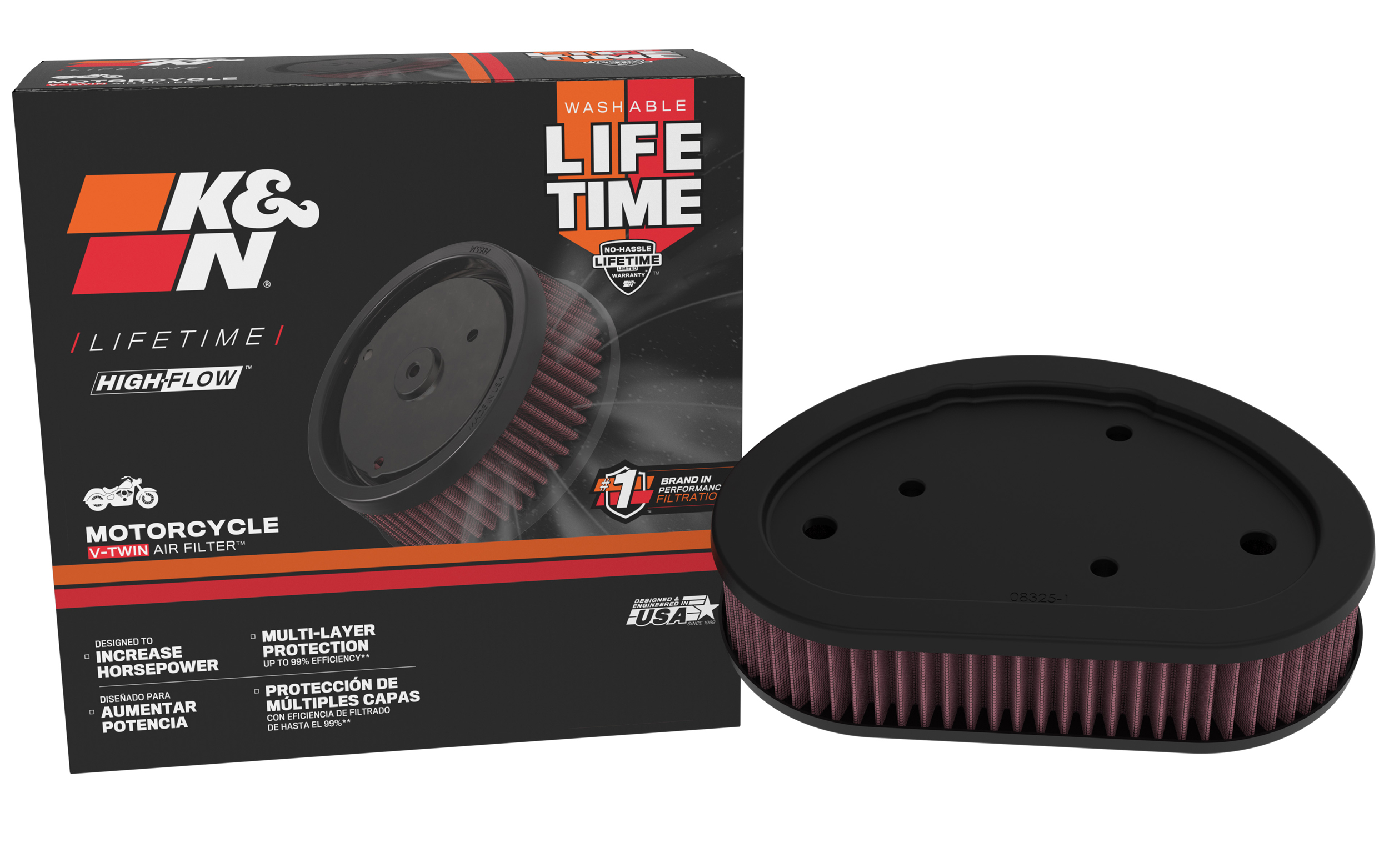 K&N Replacement Air Filter HD-9608