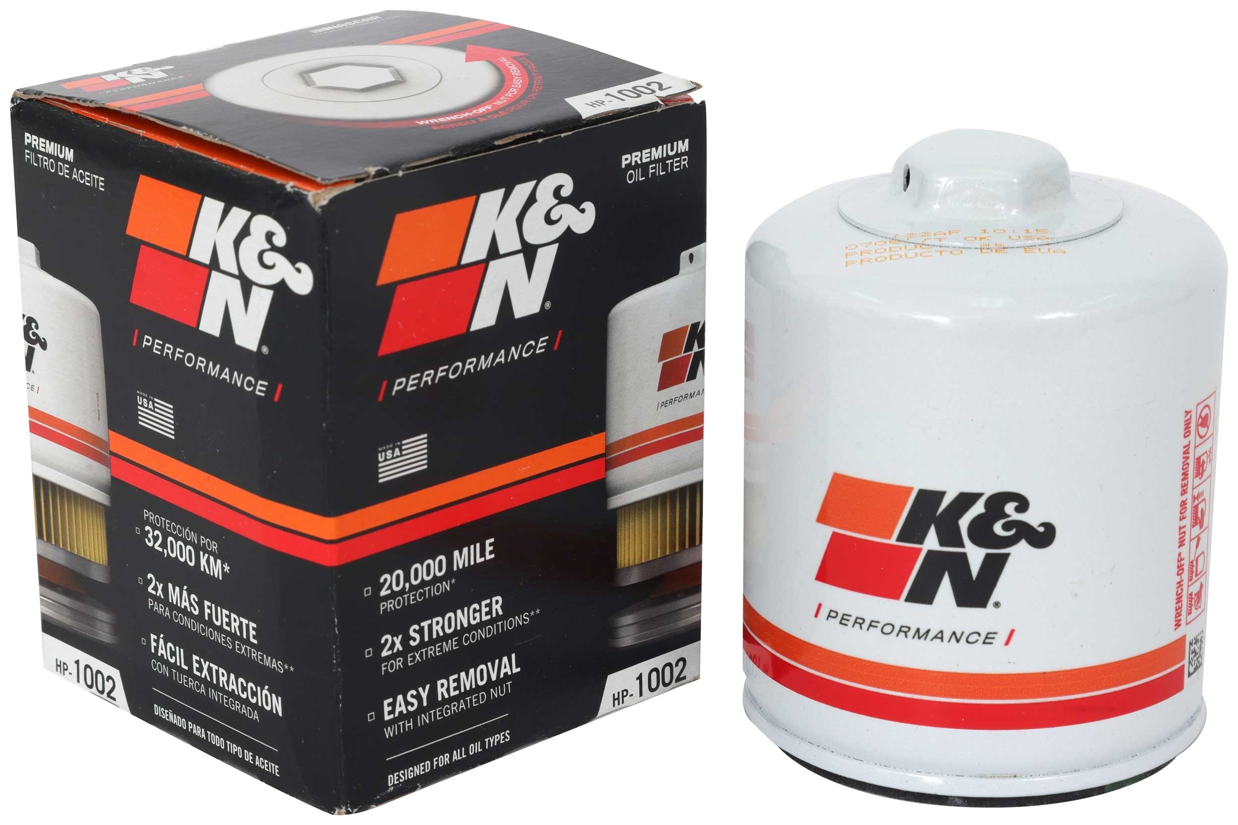K&N Oil Filter HP-1002