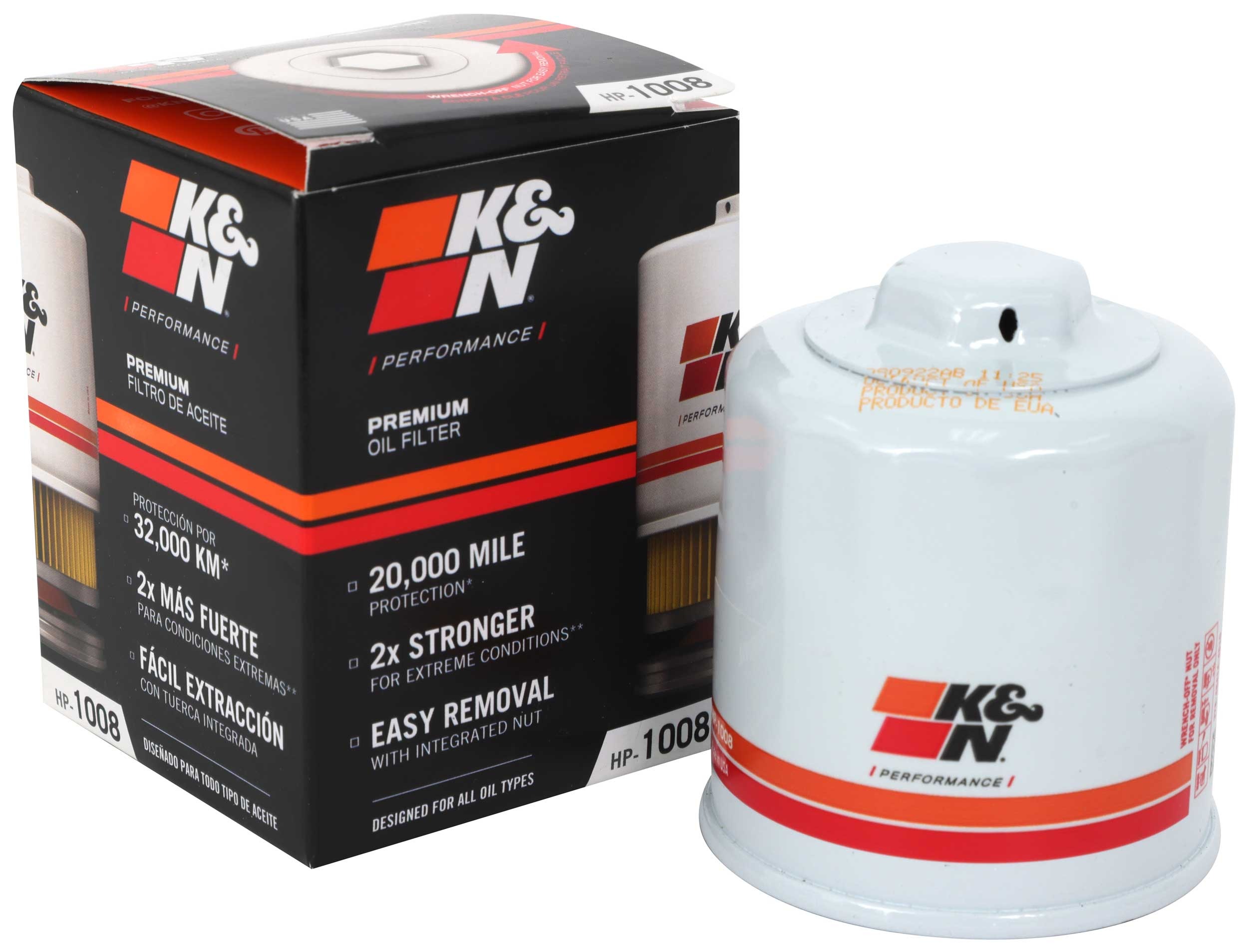 K&N Oil Filter HP-1008
