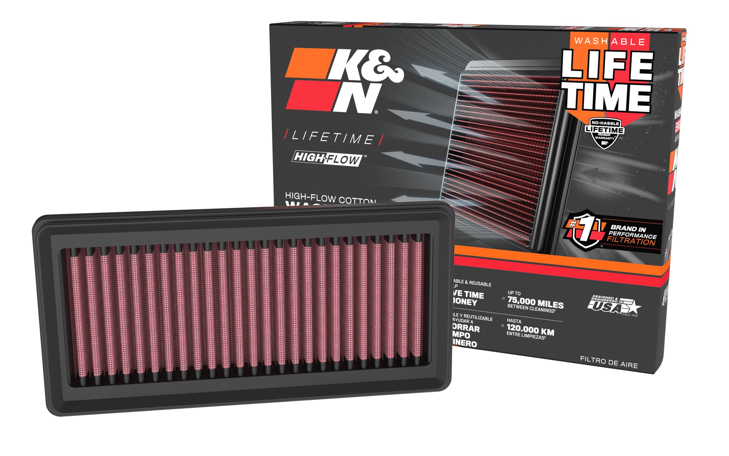 K&N Replacement Air Filter PL-1225