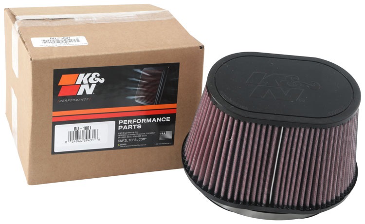 K&N Universal Clamp-On Air Filter RU-1001