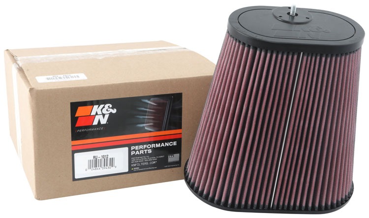 K&N Universal Clamp-On Air Filter RU-1012
