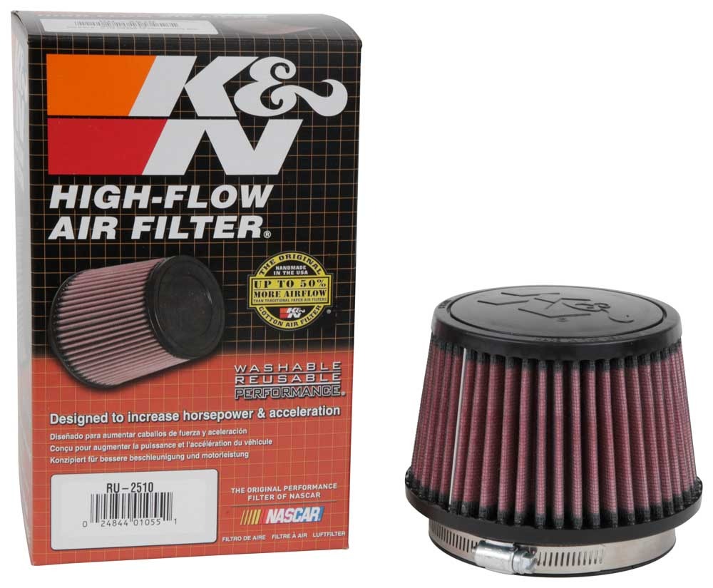 K&N Universal Clamp-On Air Filter RU-2510