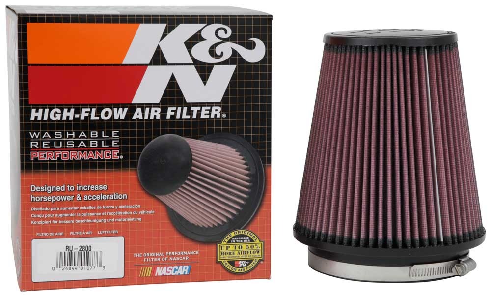K&N Universal Clamp-On Air Filter RU-2800