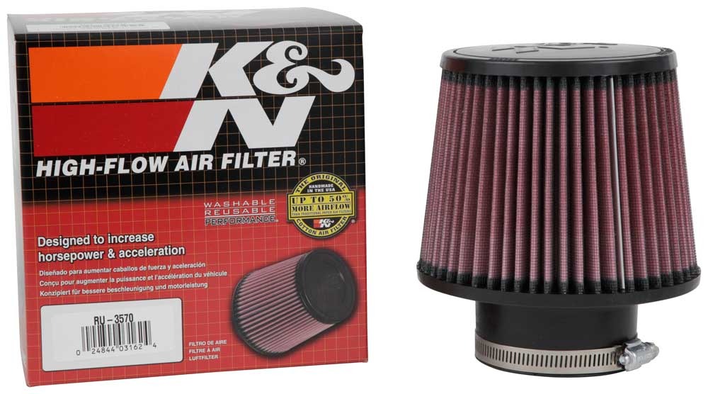 K&N Universal Clamp-On Air Filter RU-3570