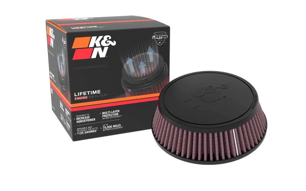 K&N Universal Clamp-On Air Filter RU-4480