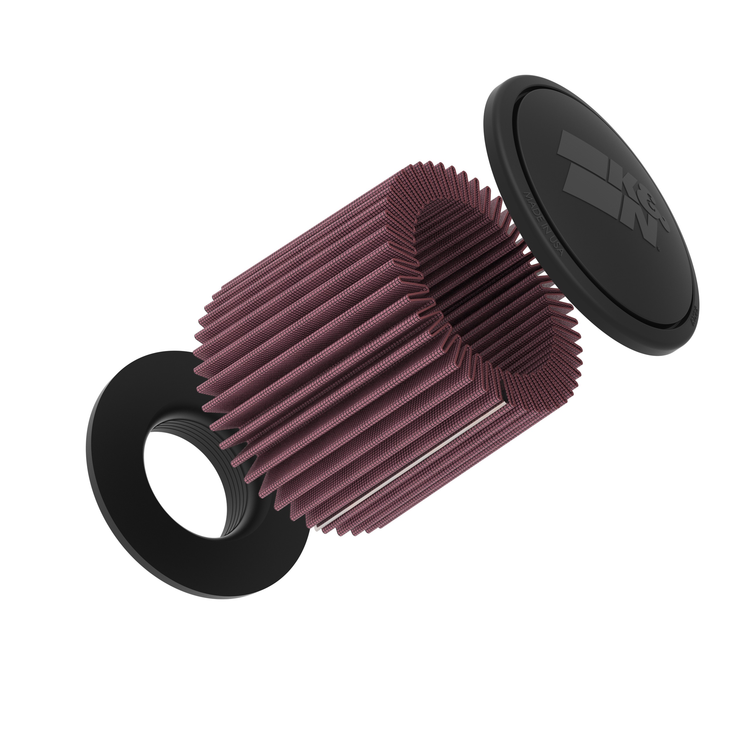 K&N Universal Clamp-On Air Filter RU-4490
