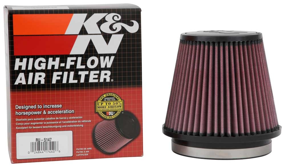 K&N Universal Clamp-On Air Filter RU-5147