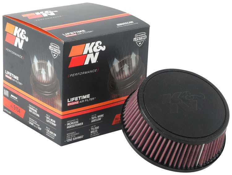 K&N Universal Clamp-On Air Filter RU-5154