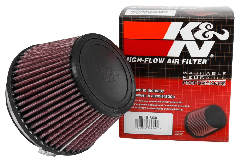 K&N Universal Clamp-On Air Filter RU-5163XD