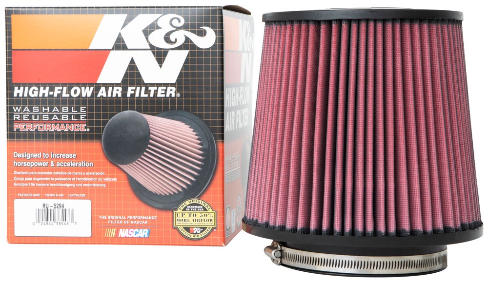 K&N Universal Clamp-On Air Filter RU-5294