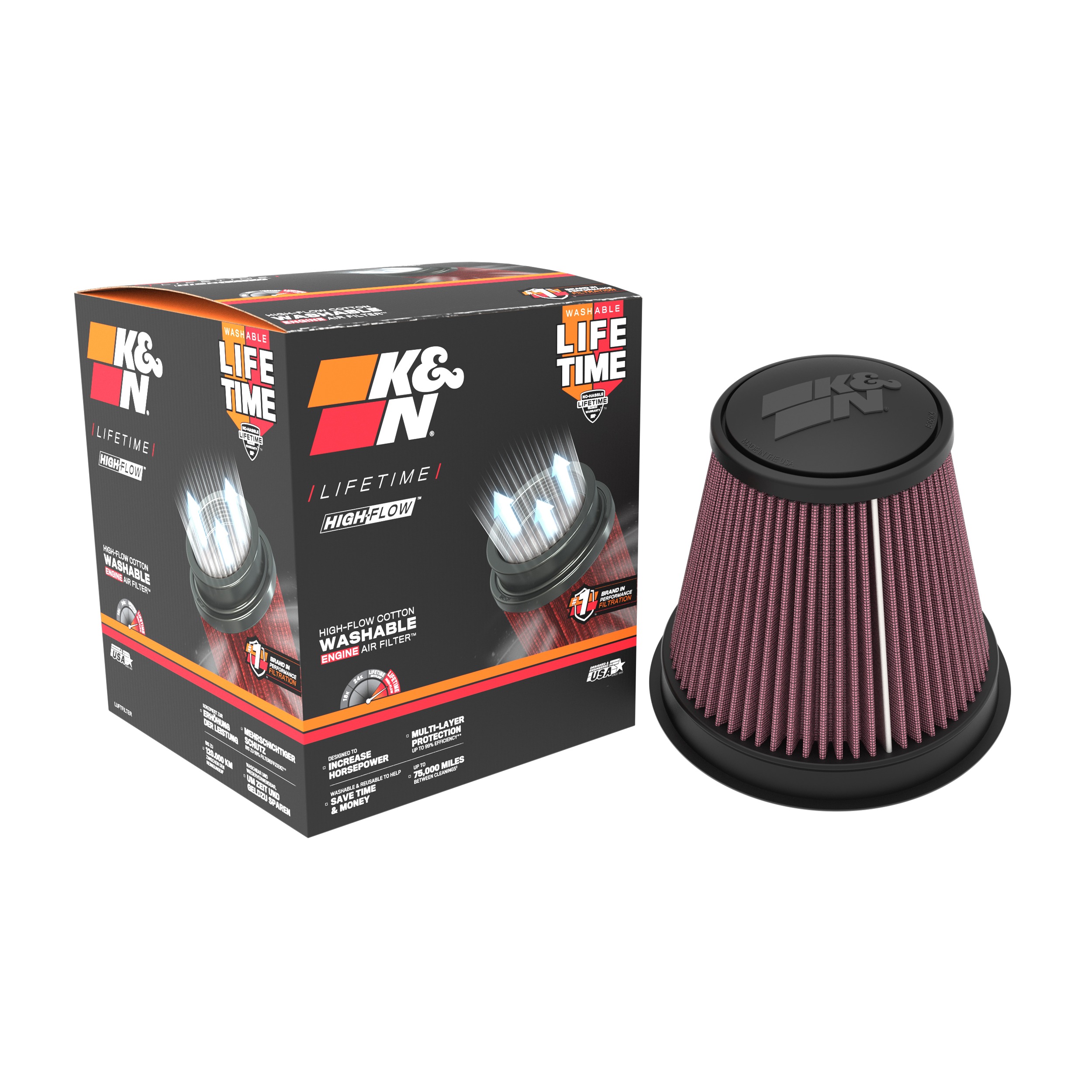 K&N Universal Air Filter RU-5303