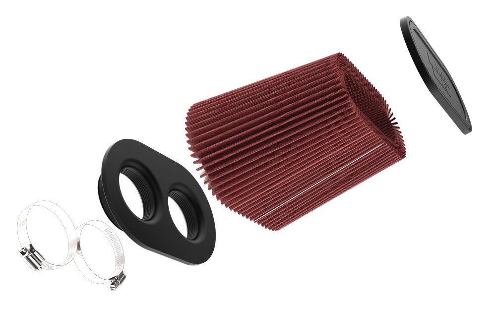 K&N Universal Clamp-On Air Filter RU-6104