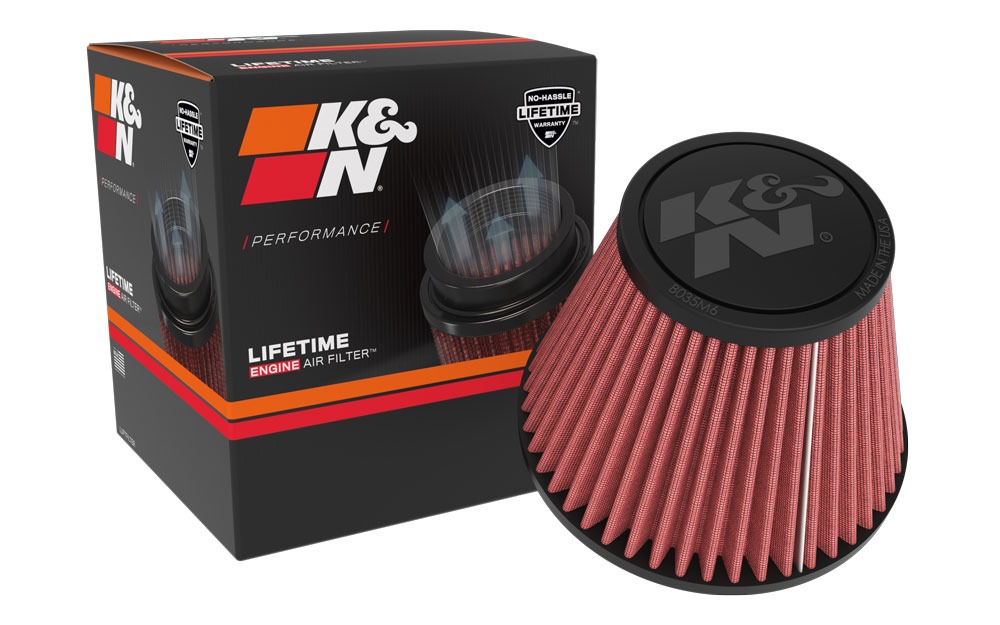K&N Universal Clamp-On Air Filter RU-9670