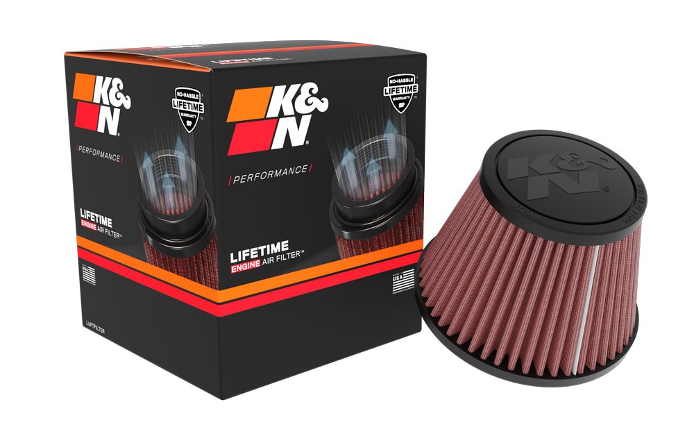 K&N Universal Clamp-On Air Filter RU-9920