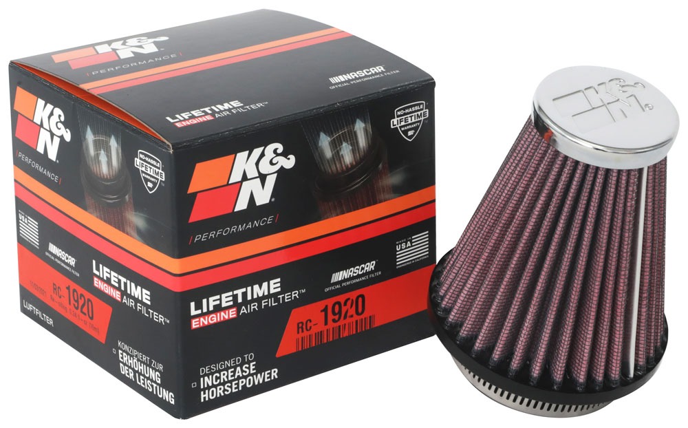 K&N Universal Clamp-On Air Filter RC-1920