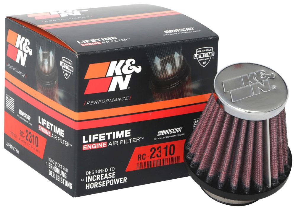 K&N Universal Clamp-On Air Filter RC-2310