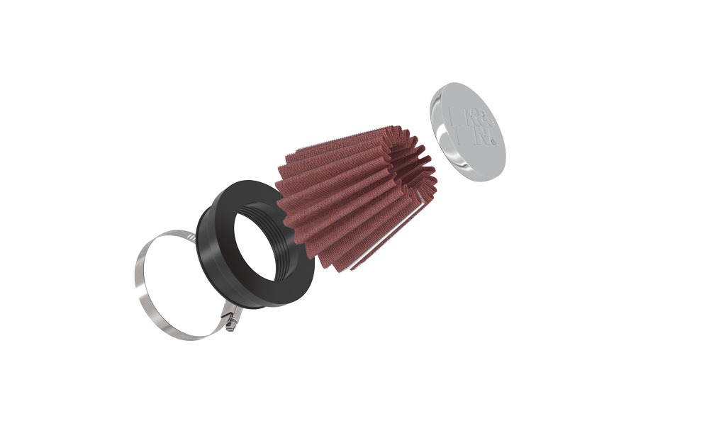 K&N Universal Clamp-On Air Filter RC-2340