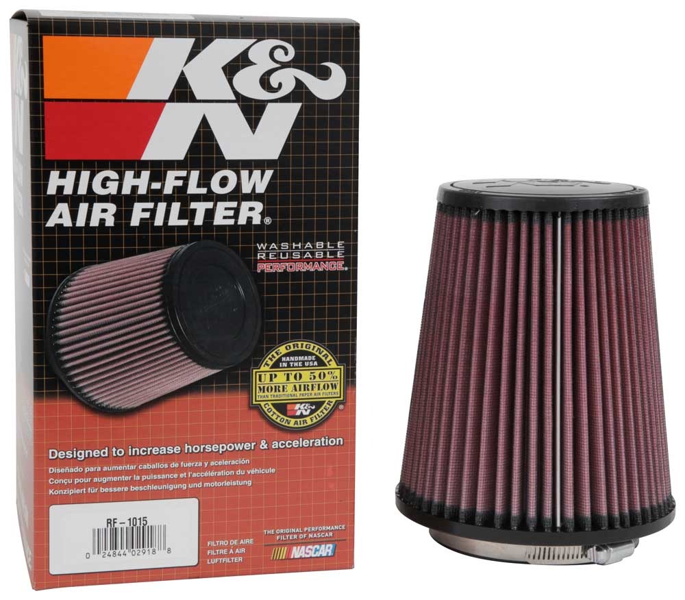 K&N Universal Clamp-On Air Filter RF-1015
