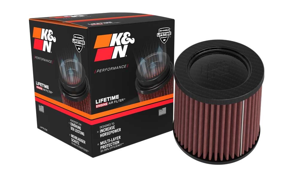 K&N Universal Air Filter - Carbon Fiber Top RP-3221